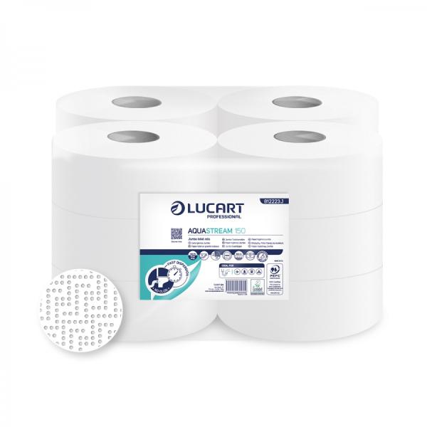 Aquastream-150-Mini-Jumbo-Roll-Pure---White---2-Ply-L-150m-W-91mm-C-76mm-600-sheets